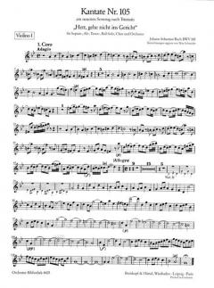 Herr, gehe nicht ins Gericht mit deinem Knecht von Johann Sebastian Bach 
