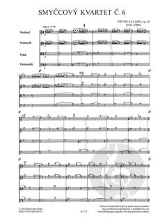 Streichquartett Nr. 6 op. 68 von Viktor Kalabis 