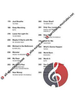 Broadway Sheet Music Collection 2018-2024 