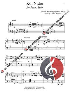 Piano Miniatures von Jaromír Weinberger 