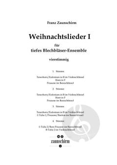 Weihnachtslieder 1 - Partitur (Download) 