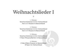 Weihnachtslieder 1 - 2. Stimme in F (Download) 