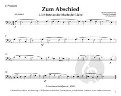 Zum Abschied - Posaune 2 