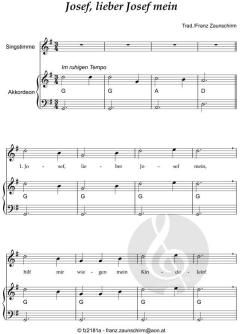 Josef, lieber Josef mein (Download) 