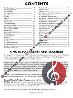 Beanstalk's Basics For Piano Theory Book Preparatory Level A von Cheryl Finn 