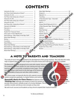 Beanstalk's Basics For Piano Theory Book Preparatory Level B von Cheryl Finn 