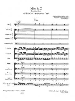 Missa in C-Dur KV 66 von Wolfgang Amadeus Mozart 