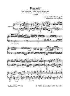 Chorfantasie c-moll op. 80 von Ludwig van Beethoven 