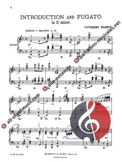 Introduction And Fugato Difficult II Piano von Cuthbert Harris 