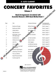 Concert Favorites Vol. 2 Alto Clarinet 