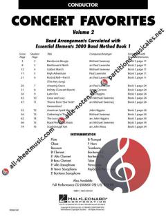 Concert Favorites Vol. 2 Value Pak 