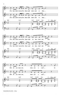 Seasons Of Love von Jonathan Larson (Download) 