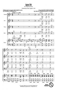 Agnus Dei aus Kleine Orgelmesse von Joseph Haydn (Download) 