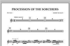 Procession Of The Sorcerers von Robert Buckley Farlee (Download) 