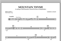 Mountain Thyme von Samuel R. Hazo (Download) 