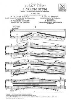 6 Paganini Etüden von Franz Liszt 