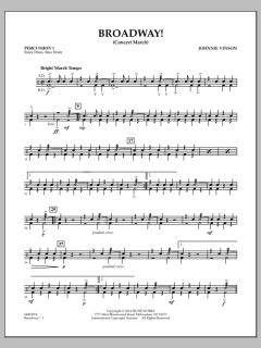 Broadway! von Johnnie Vinson (Download) 