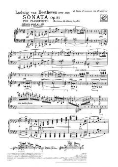 Sonata Op.57 Pno von Ludwig van Beethoven 