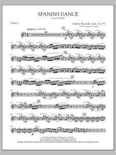 Spanish Dance von Dmitri Schostakowitsch (Download) 