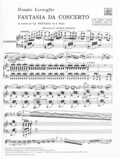 La Traviata: Fantasia Da Concerto von Giuseppe Verdi 