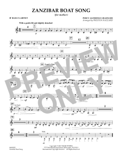 Zanzibar Boat Song von Percy Aldridge Grainger (Download) 
