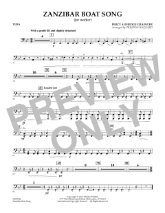 Zanzibar Boat Song von Percy Aldridge Grainger (Download) 