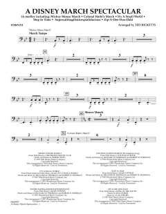 A Disney March Spectacular von Ted Ricketts (Download) 