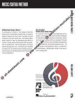 Berklee Basic Guitar Phase 2 von William G. Leavitt 
