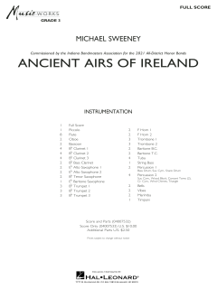 Ancient Airs of Ireland von Michael Sweeney (Download) 