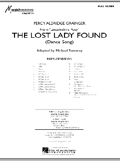 The Lost Lady Found von Percy Aldridge Grainger (Download) 