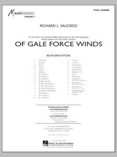 Of Gale Force Winds von Richard L. Saucedo (Download) 