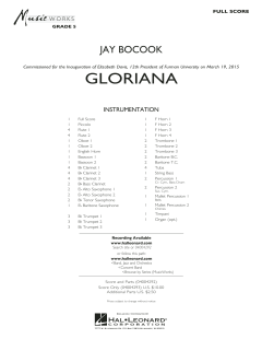 Gloriana von Jay Bocook (Download) 