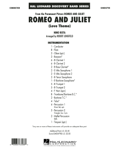 Romeo And Juliet von Nino Rota (Download) 