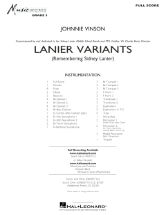 Lanier Variants von Johnnie Vinson (Download) 