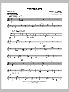 Yesterdays von Jerome Kern (Download) 