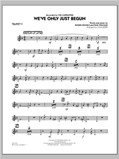 We've Only Just Begun von Roger Nichols (Download) 