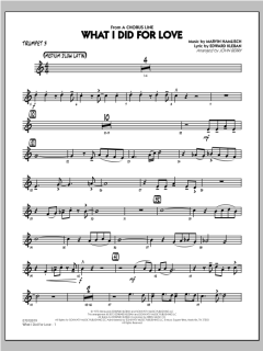 What I Did For Love von Marvin Hamlisch (Download) 