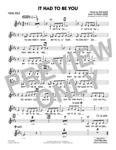 It Had to Be You von Isham Jones (Download) 