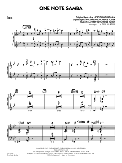 One Note Samba von Antonio Carlos Jobim (Download) 