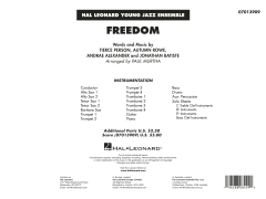 Freedom von Jonathan Batiste (Download) 