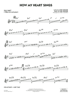 How My Heart Sings von Earl Zindars (Download) 