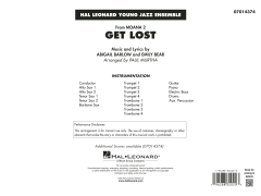 Get Lost (from Moana 2) von Abigail Barlow (Download) 