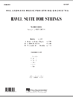 Ravel Suite for Strings von Maurice Ravel (Download) 