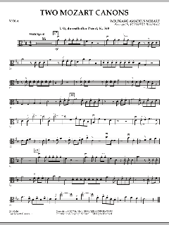 Two Mozart Canons von Wolfgang Amadeus Mozart (Download) 