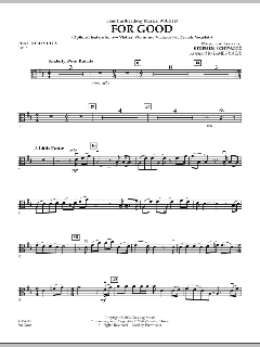 For Good (Duet Feature from Wicked) von Stephen L. Schwartz (Download) 