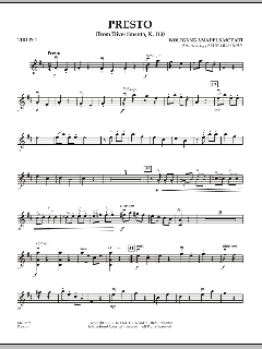 Presto from Divertimento KV 113 von Wolfgang Amadeus Mozart (Download) 