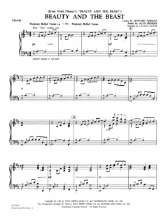 Beauty and the Beast von Alan Menken (Download) 
