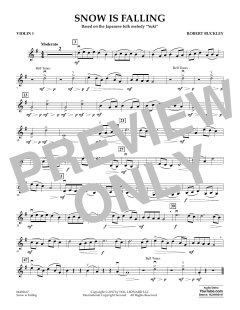 Snow Is Falling von Robert Buckley Farlee (Download) 