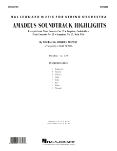 Amadeus Soundtrack Highlights von Wolfgang Amadeus Mozart (Download) 