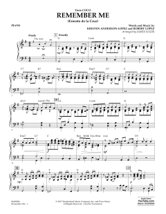 Remember Me von Kristen Anderson-Lopez (Download) 